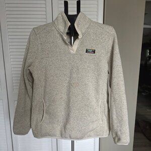 LL Bean Cream Pullover